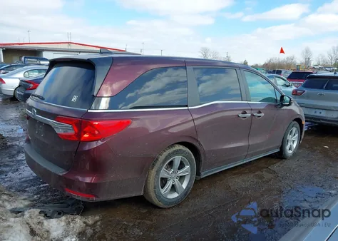 2019 Honda Odyssey Ex из США, поврежденный, VIN 5FNRL6H50KB043050